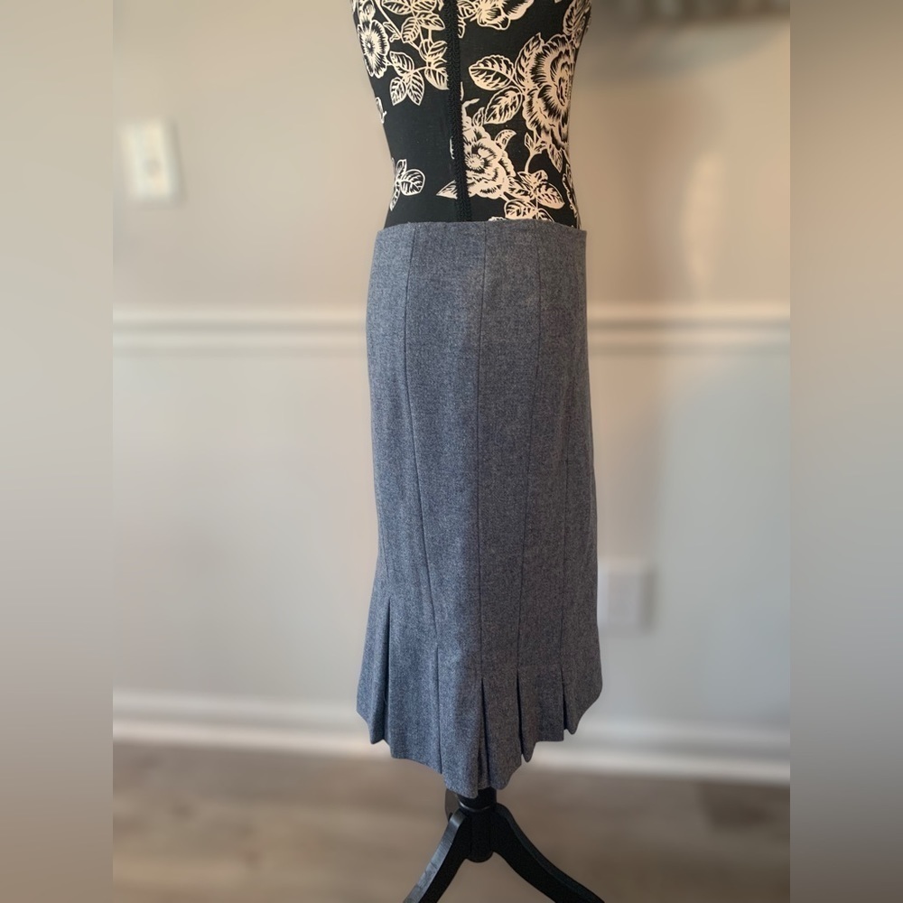 Talbots women's 100% wool skirt size 6 lined ruffles business casual - Picture 8 of 8
